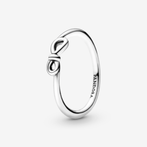 Anel Pandora Infinito Assimétrico Prata 925